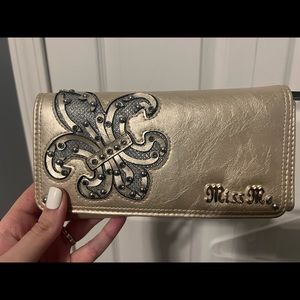 Miss me gold wallet